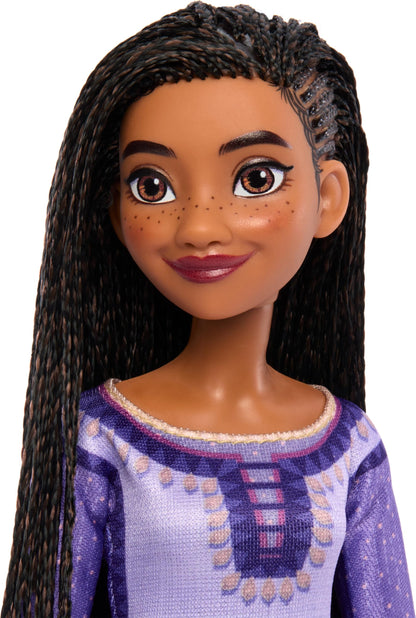 Mattel Disney Wish Doll & Accessories, Woodland Animals of Rosas Surprise Set with Asha Fashion Doll & 6 Surprises Including Animal Friends