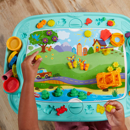 Play-Doh All-in-One Creativity Starter Station Activity Table Playset, Preschool Toys, Starter Sets, Kids Arts & Crafts, Ages 3+