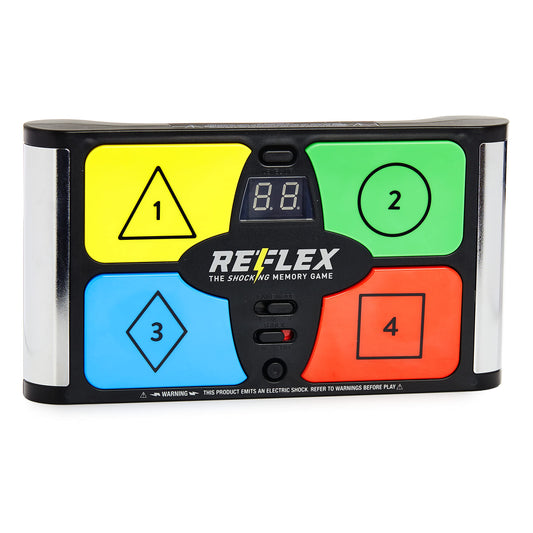 Lightning Reaction Reflex Shocking Memory Game - Electronic Memory Game for Kids and Adults with 3 Game Modes, 5 Levels, and Shock On/Off Switch