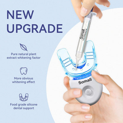 Somall Teeth Whitening LED Accelerator Lights Kit, More Dentist Recommended Professional Teeth Whitening Kits -Mild and Insensitive Fast Tooth Whitener - Enhances Lasting whitening