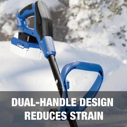 Snow Joe 24V-SS13 24-Volt IONMAX 13-Inch, Cordless Snow Shovel Kit, (w/ 4.0-Ah Battery + Charger) Blue
