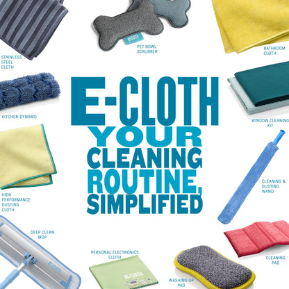 E-Cloth Mini Deep Clean Mop, Premium Microfiber Mops for Floor Cleaning, Great for Hardwood, Laminate, Tile and Stone Flooring, Washable and Reusable, 100 Wash Guarantee, 1 Pack