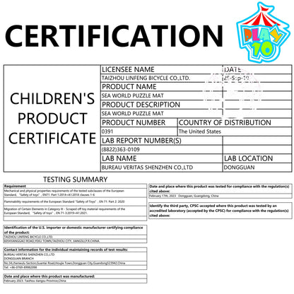 PLAY 10 Baby Play Mat, Foam Playmat for Babies, Kids Play Mat Foam Floor Tiles 34×34 9 Pieces Vehicle Puzzle Mat