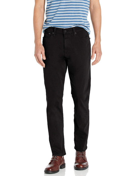 Lucky Brand Men 410 Athletic Fit Jean, Black Rinse, 34W x 30L