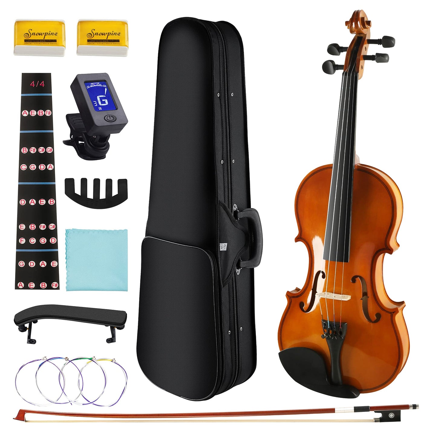 UPDATE: SOLD OUT! DEBEIJIN Violin for Kids Adults Beginners - Premium Handcrafted Kids Violin - Ready To Play 1/4 Violin - Beginner Student Violin