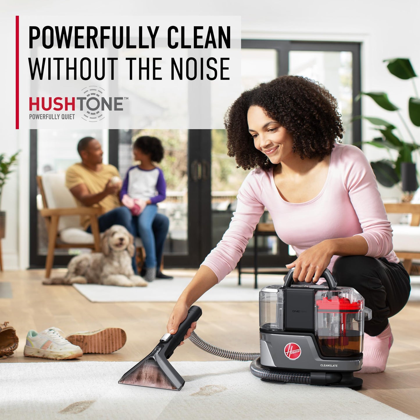 Hoover ONEPWR CleanSlate Cordless Carpet & Upholstery Spot Cleaner, Stain Remover, Portable, BH14000V, Silver