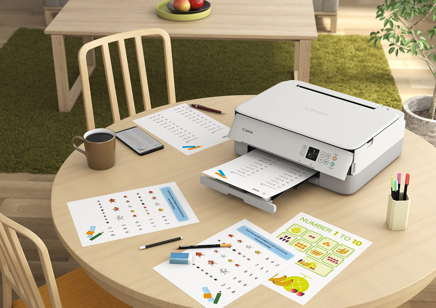 Canon PIXMA TS6420a All-in-One Wireless Inkjet Printer [Print,Copy,Scan], White