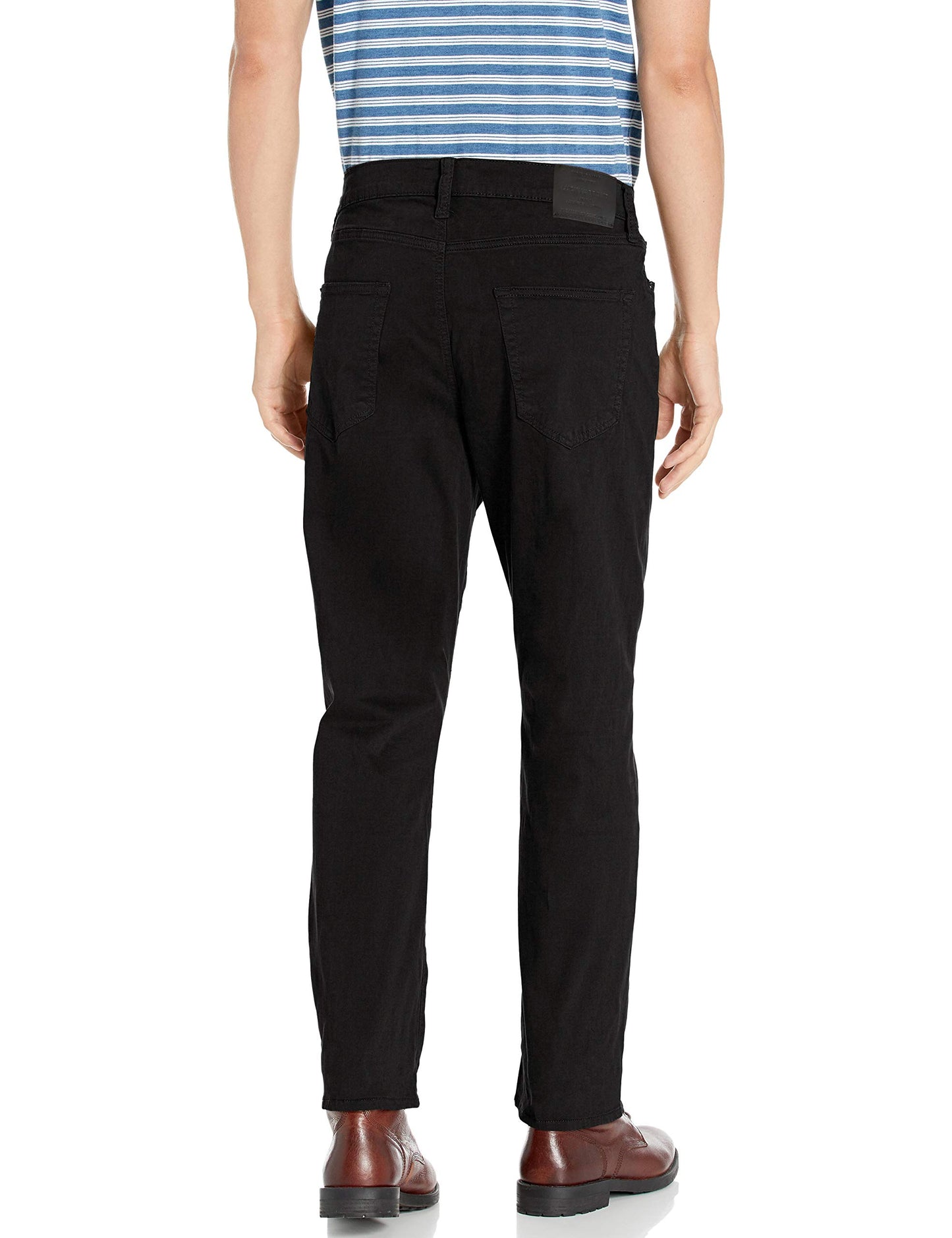 Lucky Brand Men 410 Athletic Fit Jean, Black Rinse, 34W x 30L