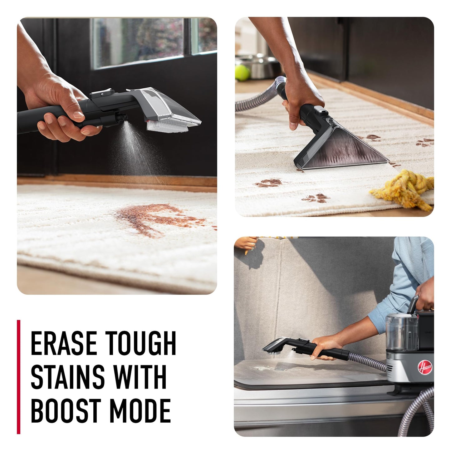 Hoover ONEPWR CleanSlate Cordless Carpet & Upholstery Spot Cleaner, Stain Remover, Portable, BH14000V, Silver