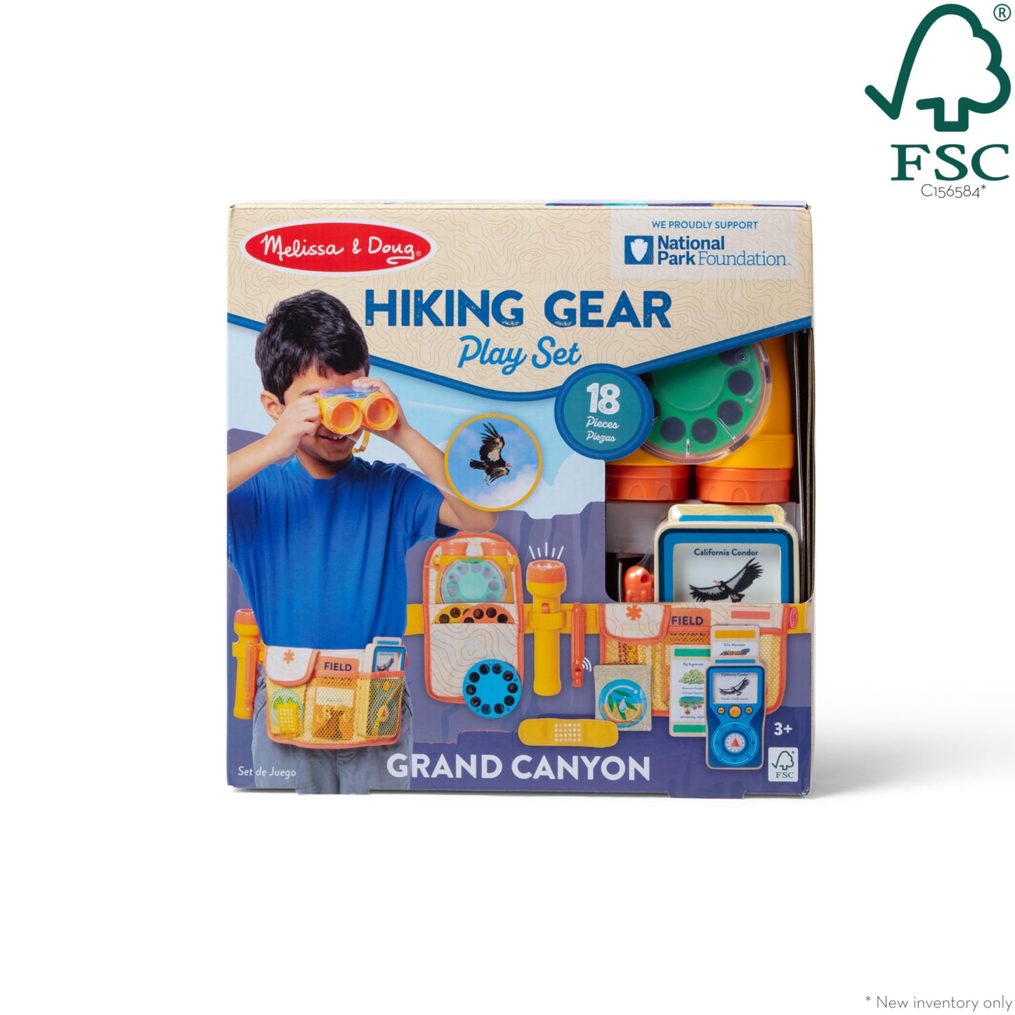 Melissa & Doug Grand Canyon National Park Hiking Gear Play Set, for Ages 3+ - FSC-Certified Materials