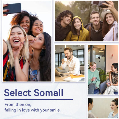 Somall Teeth Whitening LED Accelerator Lights Kit, More Dentist Recommended Professional Teeth Whitening Kits -Mild and Insensitive Fast Tooth Whitener - Enhances Lasting whitening