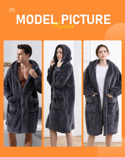 SANDOLONI Oversized Wearable Blanket Hoodie, Soft Sherpa Fleece Hoodie, Christmas Hoodie Blanket Gifts for Women Men and Adults, Stay Warm and Cozy.