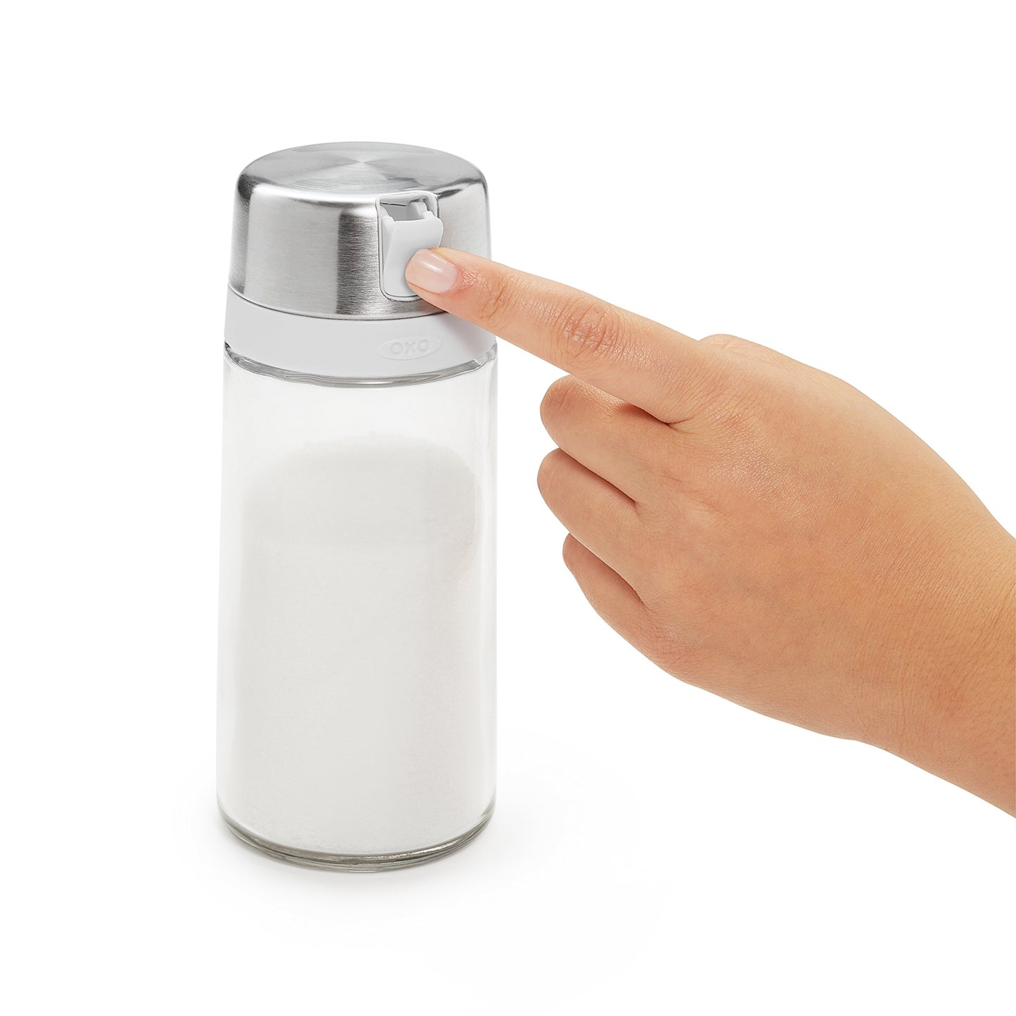 OXO Good Grips Glass Sugar Dispenser and Plastic Sugar Dispenser Bundle