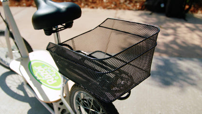 EcoSmart Metro Electric Scooter – Padded Seat, Wide Bamboo Deck, 16" Air-Filled Tires, 500w High-Torque Motor, Up to 18 mph, 12-Mile Range, Rear-Wheel Drive