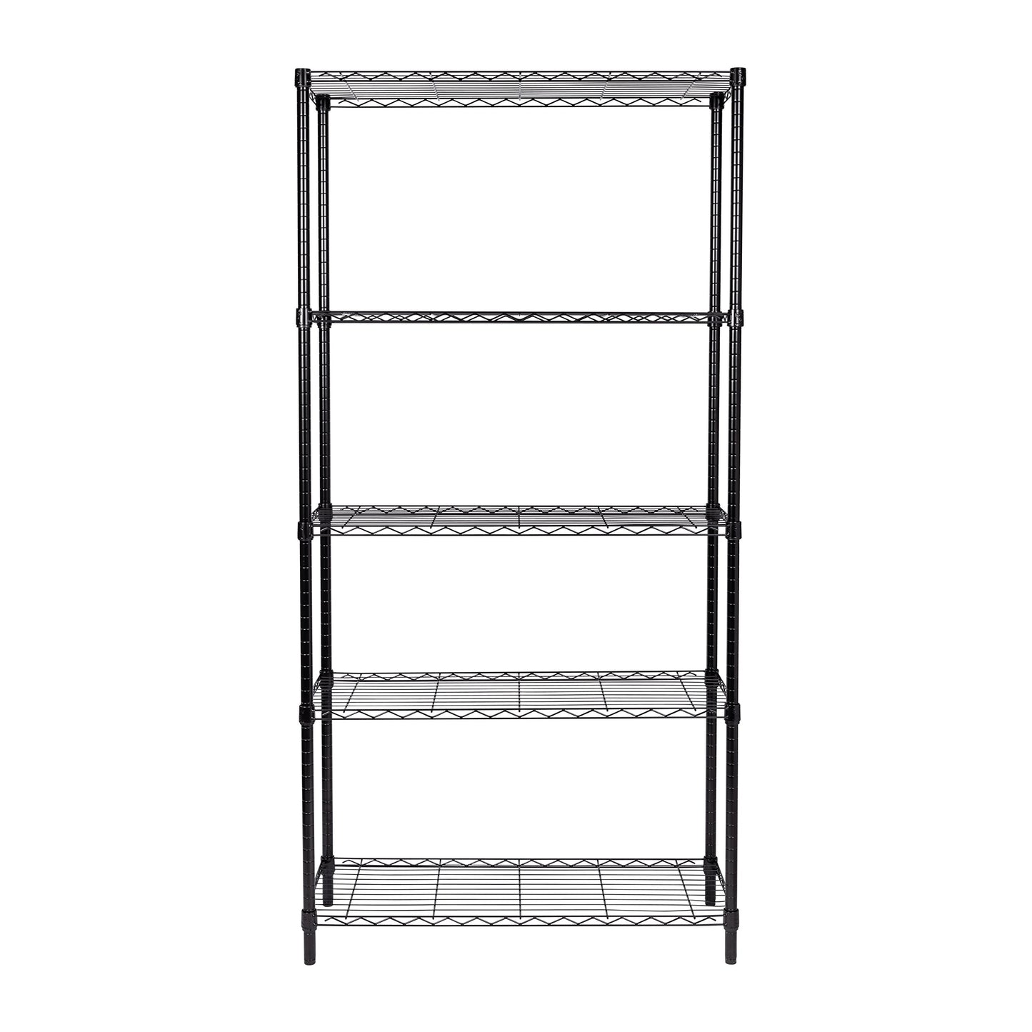 Honey-Can-Do SHF-01442 Storage Shelving, 5-Tier, Black – Save Crazy Deals