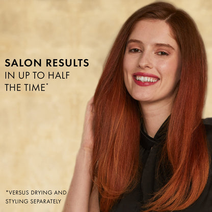 Hot Tools Pro Artist Black Gold Evolve Ionic Salon Hair Flat Iron | Long-Lasting & 24K Gold One-Step Hair Dryer and Volumizer | Style and Dry, Professional Blowout