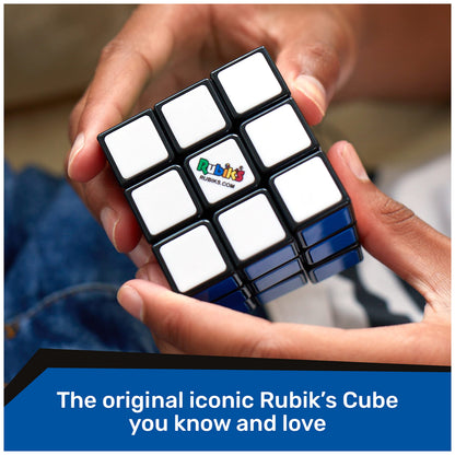 Rubik's Re-Cube, The Original 3x3 Cube Made with 100% Recycled Plastic 3D Puzzle Fidget Cube Stress Relief Travel Game, for Adults and Kids Ages 8+
