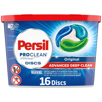 Persil Discs Laundry Detergent Pacs, Original, 16 Count