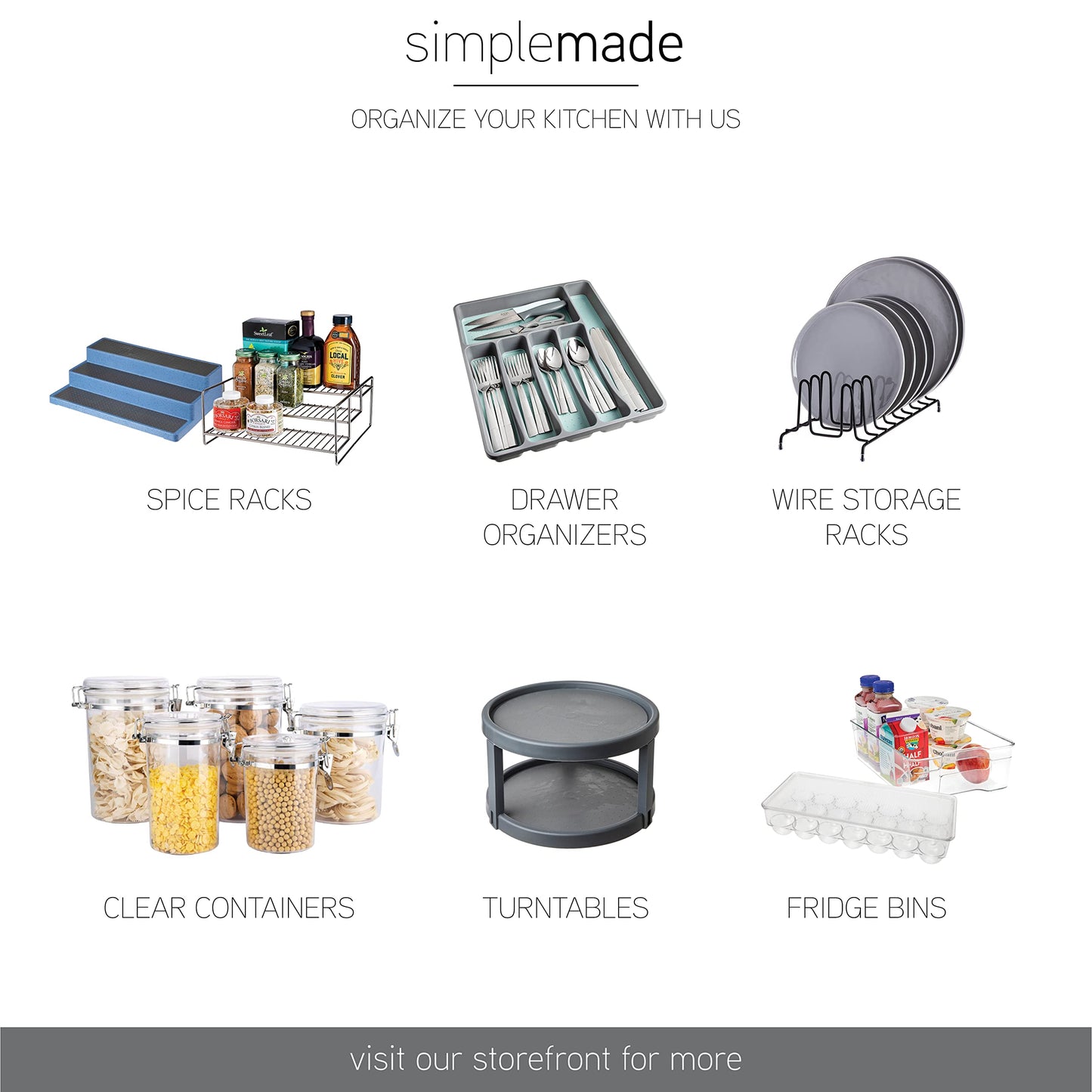 simplemade Rectangle Step Trash Can - 5 Liter / 1.3 Gallon - Stainless Steel Bathroom Trash Can | Small Trash Can with Lid | Office Trash Can | Garbage Can with Lid | Metal Wastebasket (Steel)