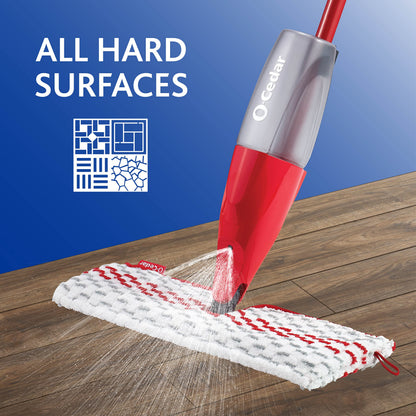 O-Cedar ProMist MAX Microfiber Spray Mop Removes 99% of Bacteria with just Water, Features 1 Extra Refill