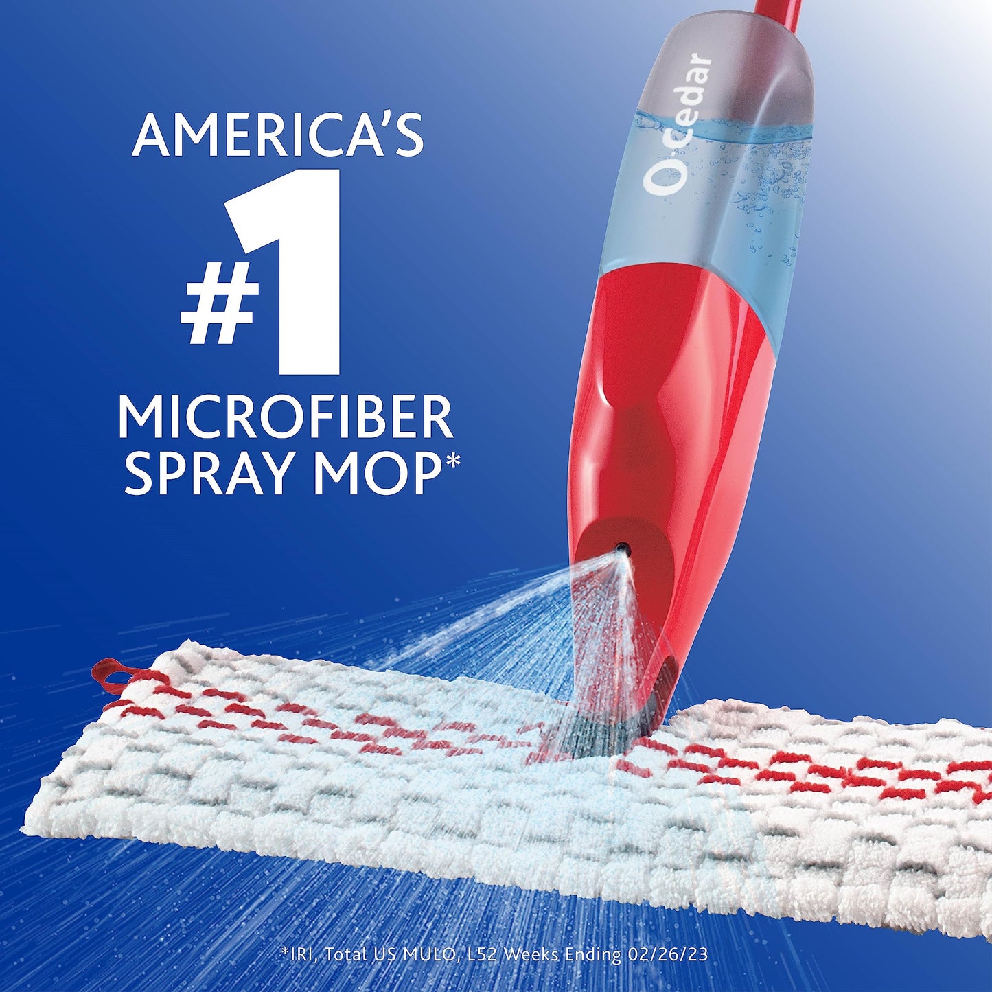 O-Cedar ProMist MAX Microfiber Spray Mop Removes 99% of Bacteria with just Water, Features 1 Extra Refill