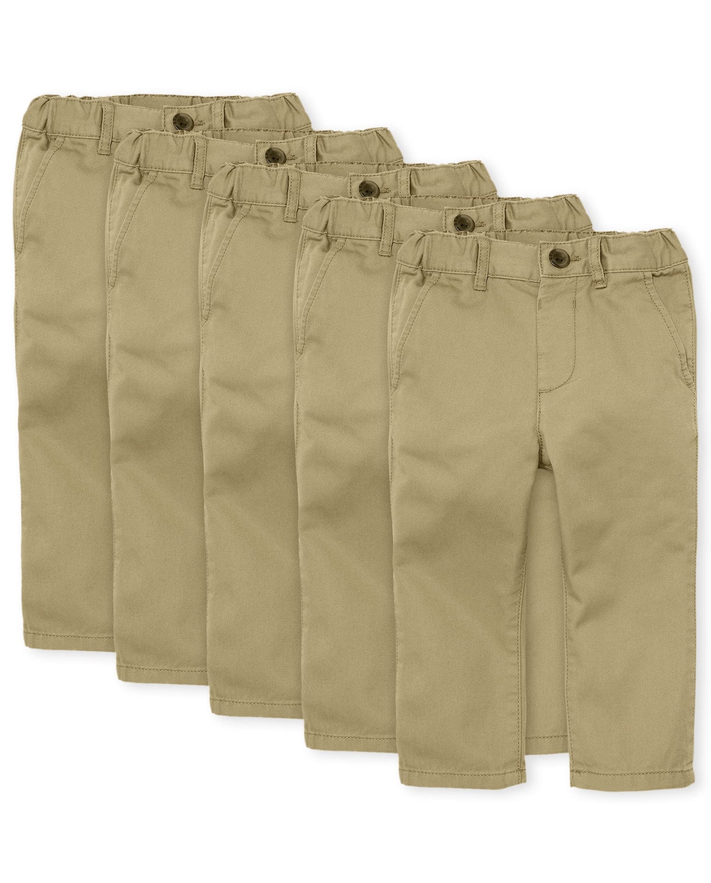 The Children's Place Baby Boys and Toddler Boys Skinny Chino Pants, FLAX, 9-12 MONTHS