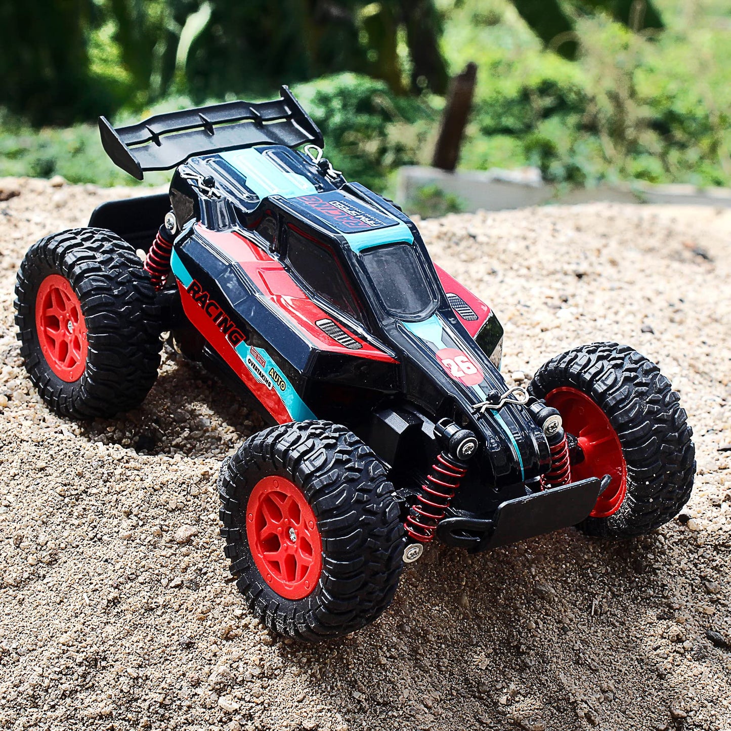 LOOZIX RC Racing Car, 1:20 Scale 2.4GHZ Remote Control 20KM/H High Speed Racing RC Truck Electric Toy Vehicle for Boys Age 8-12 Years Old