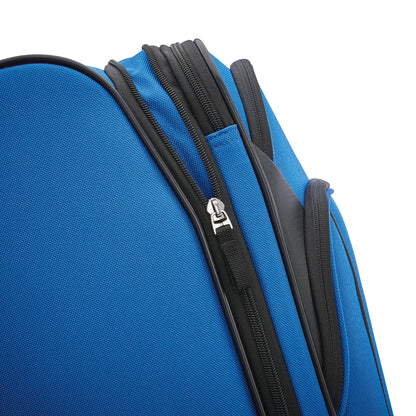 AMERICAN TOURISTER 4 KIX 2.0 Softside Expandable Luggage, Classic Blue, 20 Spinner